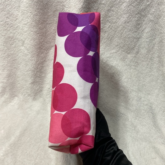 Clinique Pink and Orange Cosmetic Bag - Picture 3 of 12